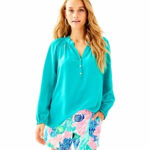 Lilly Pulizter Elsa Shirt, Teal